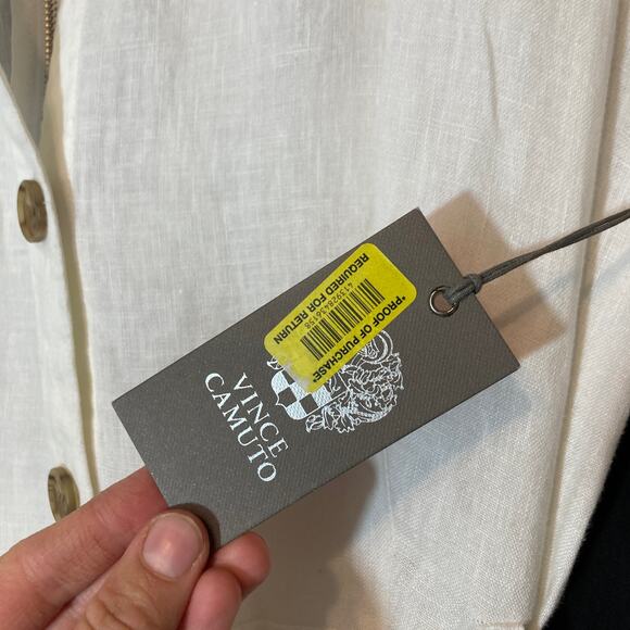 Vince Camuto Cream Sleeveless Jumpsuit - Picture 5 of 13